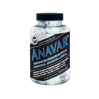 Hi-Tech Anavar 180 Tabs - Non-Steroidal Muscle Enhancers