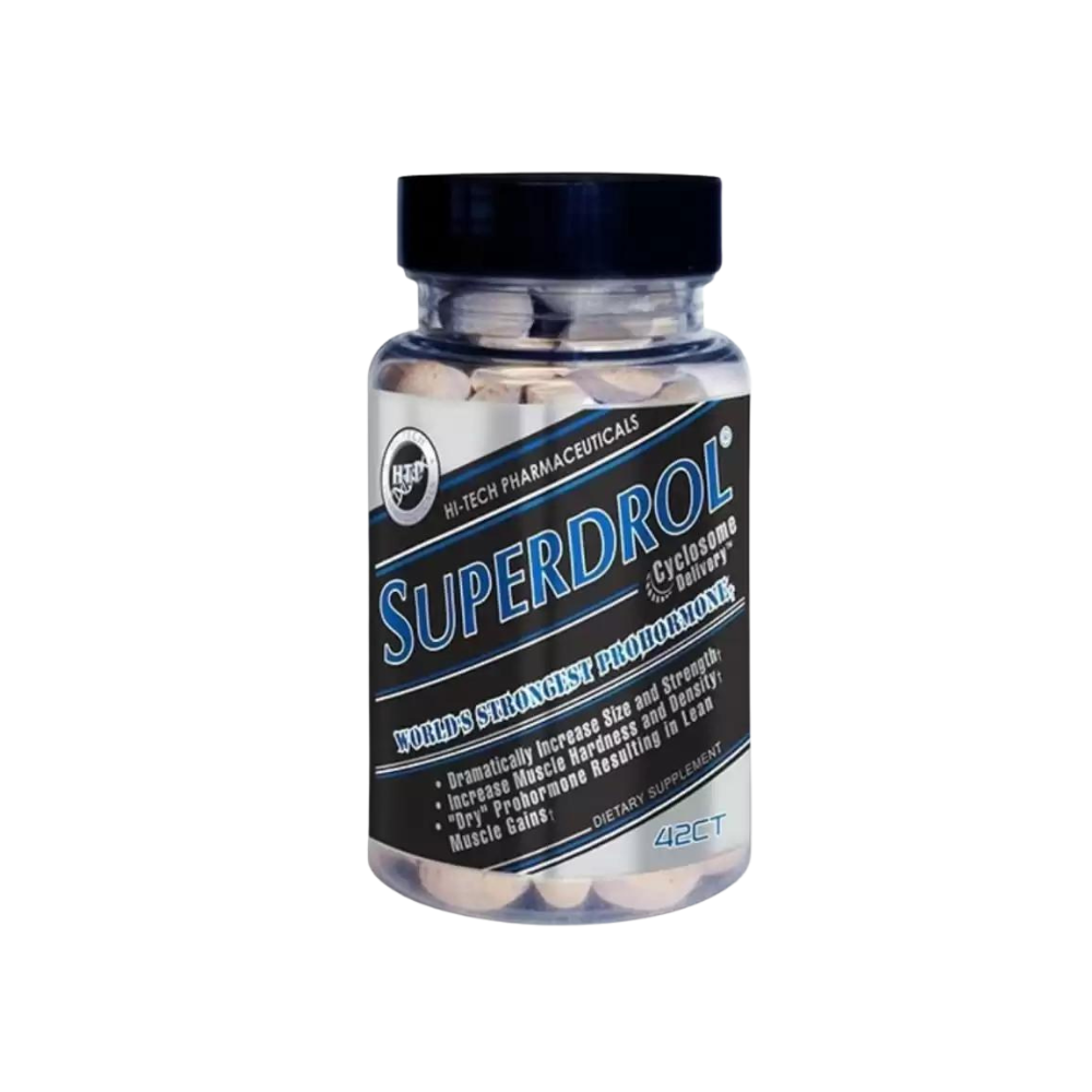 Hi-Tech HTP Superdrol 42 Tabs- Non-Steroidal Muscle Enhancers