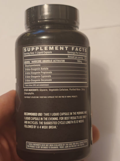 Nutrex Anabol Hardcore 60 Liquid Capsules